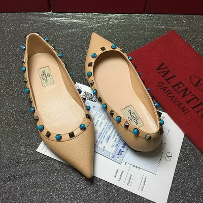 Valentino Shallow mouth flat shoes Women--008